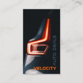 Élégant concessionnaire automobile Carte de visite (Devant)