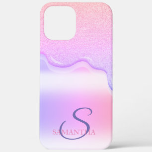 Elegant Cool Ombre Glitter-schijven iPhone 12 Pro Max Hoesje
