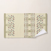 Élégant coordonné floral Accenté (Serviette à main)