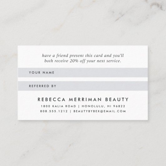 Elegant Copper Pineapple Reference Kaart (Achterkant)