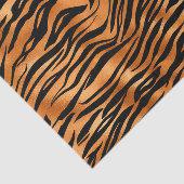 Elegant Copper Tiger Animal Print Tissuepapier (Detail)