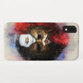 Elégant coque iphone de design de Masque de Carnav (Dos (Horizontal))