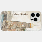 Élégant coque iphone de Saint-Pétersbourg Russie | (Verso (horizontal))