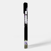 Élégant coque iphone floral violet (Verso / Gauche)