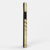 Elégant coque iphone Gold Chevron Zig Zag (Dos/Droite)
