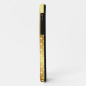 Élégant coque iphone Gold Polkadot (Dos/Gauche)