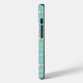 Elégant coque iphone Turquoise et perles inspiré T (Verso / Gauche)