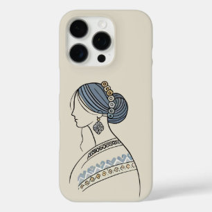 Élégant coque iphone ukrainien d'art populaire
