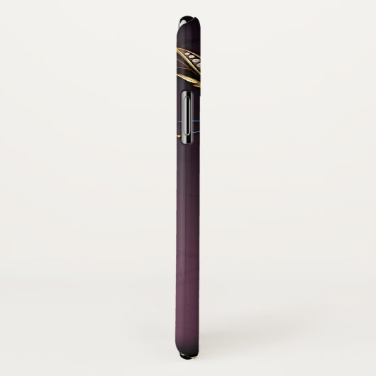 Élégant - Coque iPhone X (Dos/Droite)