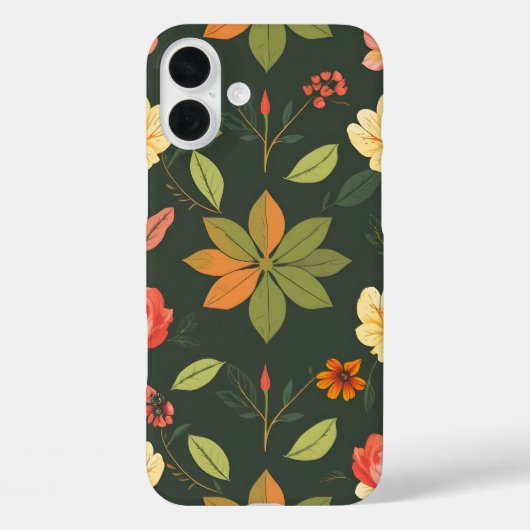 Elégant Coque Nature iPhone16 - Vibrant Digital Pr (Verso)