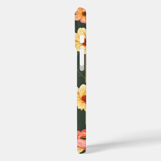 Elégant Coque Nature iPhone16 - Vibrant Digital Pr (Verso / Gauche)