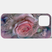 Élégant Coque Rose Rose coque iphone (Verso (horizontal))