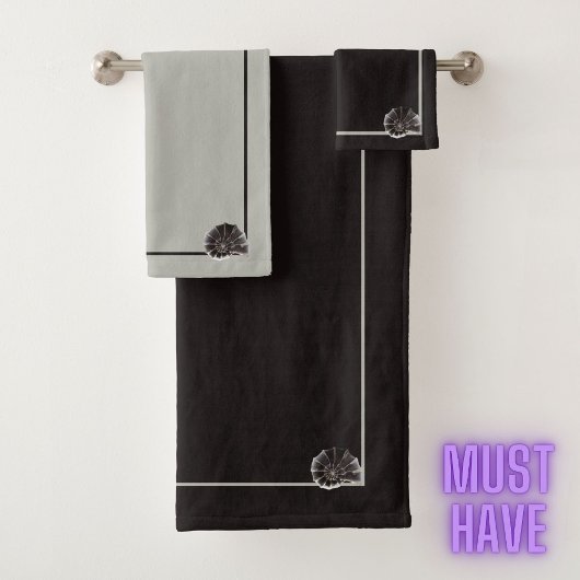 Elégant coquillage de coquillage neutre monochrome