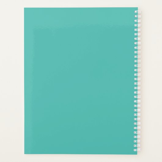 Elégant Coquillage personnalisé vert mer clair (Dos)