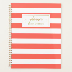 Elégant corail blanc Motif