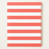 Elégant corail blanc Motif (Dos)
