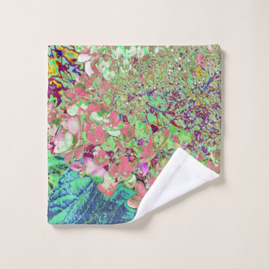 Élégant Corail et Chartreuse Limelight Hydrangea (Gant de toilette)