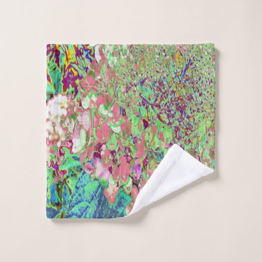 Élégant Corail et Chartreuse Limelight Hydrangea (Gant de toilette)