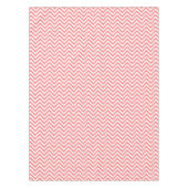 Elegant Coral Chevrons Pattern Tafelkleed (Voorkant)