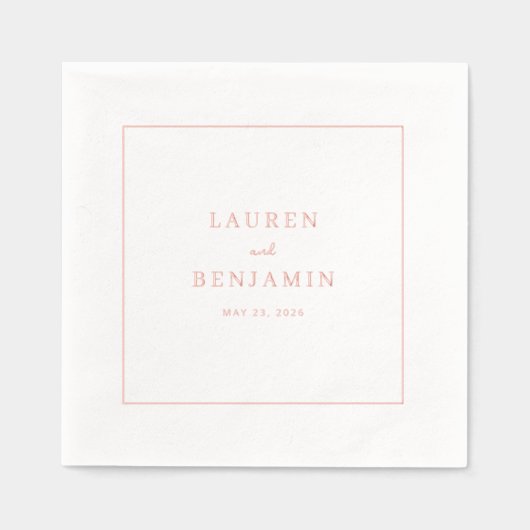 Elegant Coral Minimalist Border (Recto)