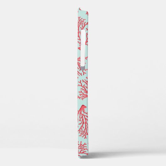 Elegant Coral Pattern Case-Mate iPhone Case (Achterkant / Links)