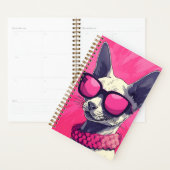 Élégant Cornish Rex Chat rose (Devant avec enveloppe)