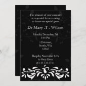 Elegant Corporate Party Invitation Kaart (Voorkant / Achterkant)
