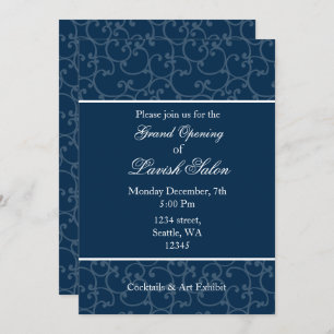 Elegant Corporate Party Invitation Kaart
