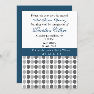 Elegant Corporate Party Invitation Kaart