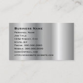 Elegant Corporate Visitekaartje (Achterkant)