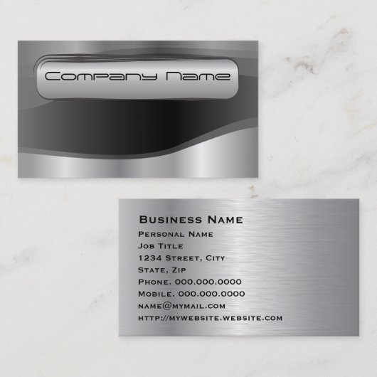 Elegant Corporate Visitekaartje (Voorkant / Achterkant)