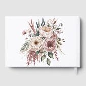 Elégant couleur rose pâle Mariage floral (Verso)