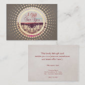 Élégant Country Boutique Certificat cadeau (Devant / Derrière)