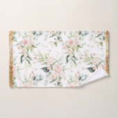 Elégant Coupe Or Eucalyptus Rose Bleu (Serviette à main)