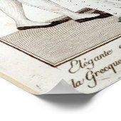 Elegant Couple Dansend the Waltz Poster (Hoek)