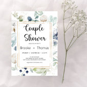 Elegant Couples invitation douche