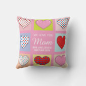 Élégant coussin de conception de jour de la fête d (Verso)