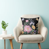 Élégant Coussin de jardin fleuri (Chaise)