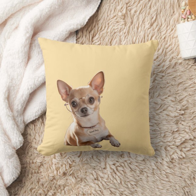 Élégant Coussin du Chihuahua (Couverture)