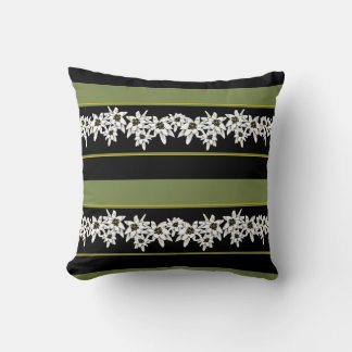 Elegant Coussin rayé Edelweiss