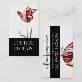 Elegant Couture Florist Visitekaartje (Voorkant / Achterkant)