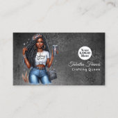 Elegant Crafting Queen Design Visitekaartje (Voorkant)