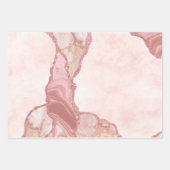 Elegant cram Blush roze geode Inpakpapier Vel (Voorkant 3)