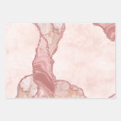 Elegant cram Blush roze geode Inpakpapier Vel (Voorkant)
