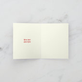 Elégant crâne Halloween mariage rouge Merci (Intérieur)