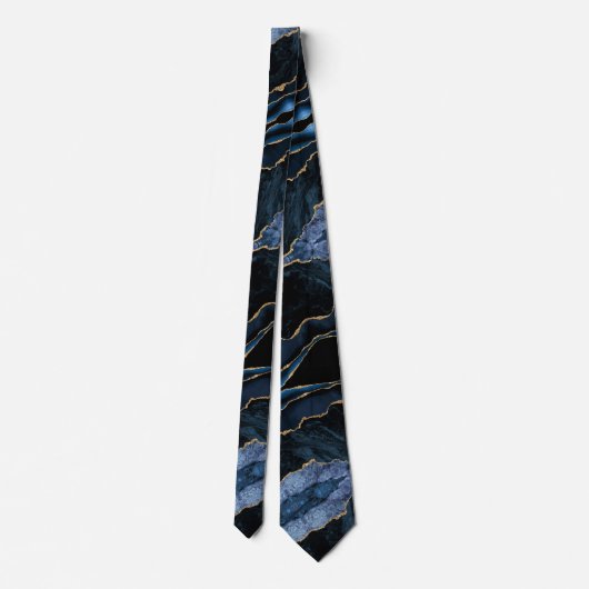 Élégant Cravate Agate Marine Parties scintillant b (Dos)