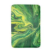 Elegant Crazy Agate 5 - Green Yellow Badmat (Voorkant Verticaal)