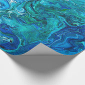 Elegant Crazy Lace Agate 2 - Blue Aqua Cadeaupapier (Hoek)