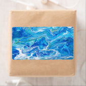 Elegant Crazy Lace Agate 6 - Ocean Blue Etiket (Insitu)