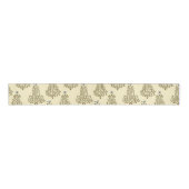 Elegant Cream Christmas Typography Script Grosgrain Lint (Voorkant)